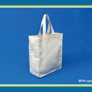Bolsa de Manta Chica con Fuelle y Asas con Bies Perimetral