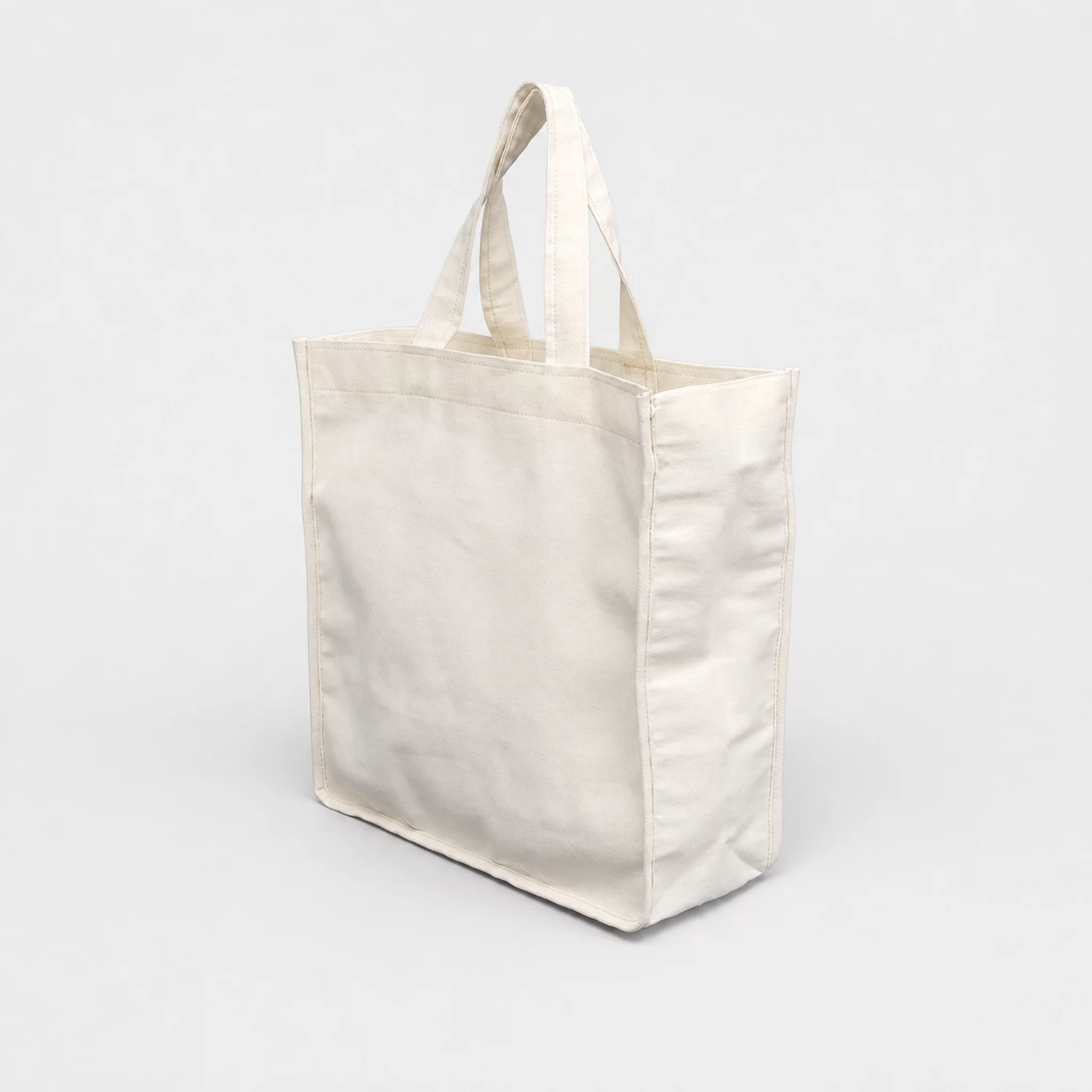 Bolsa de Manta con Fuelle y Asas con Bies Perimetral personalizado
