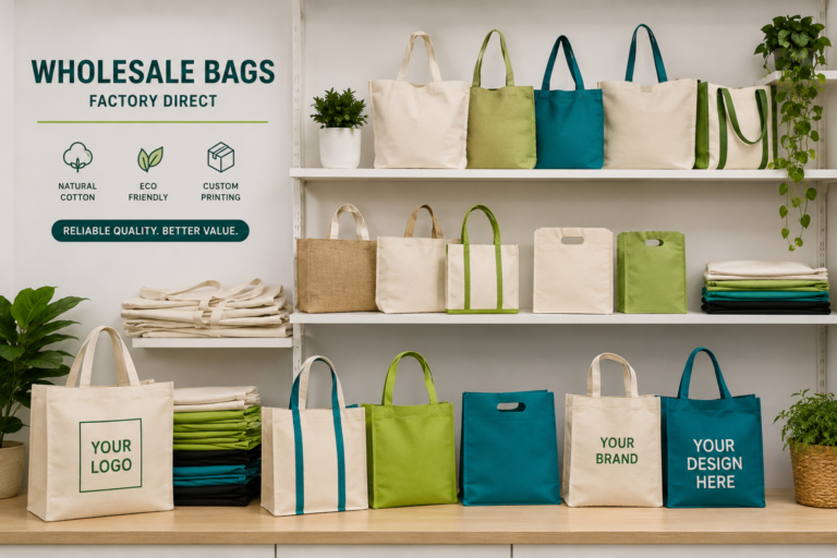 Bolsas de mayoreo de algodón y non woven directo de fábrica con áreas para el logo de tu marca