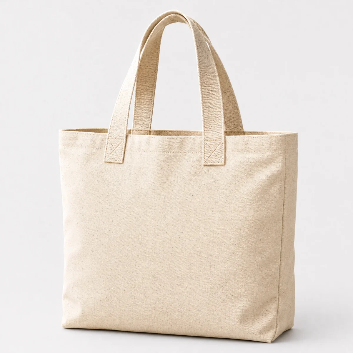 Bolsa Plana de Loneta Chica con Asas